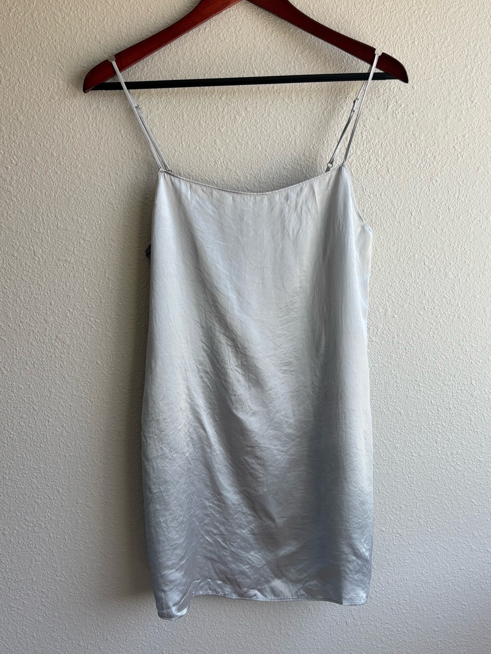 Silver Slip Dress - Picture 2 of 9